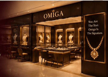 OMIGA Jewellers Showroom Interior